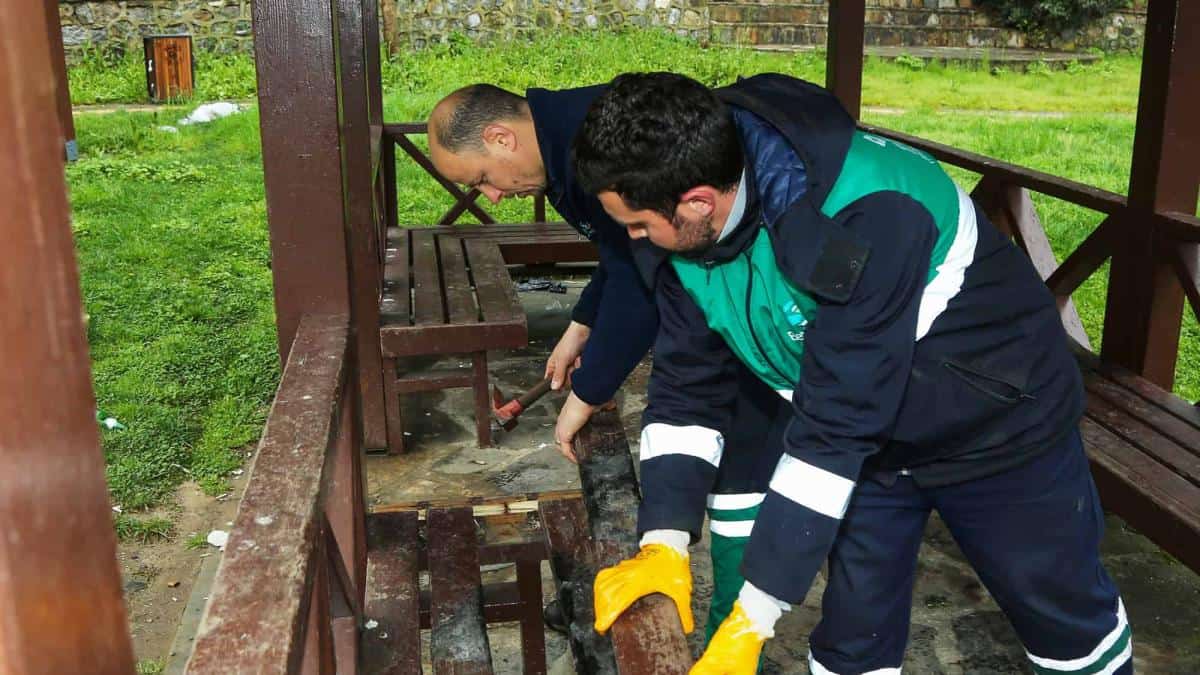 Göksu Mahallesi’nde Şok Hizmet Ekipleri Yağış Sonrası Hızlı Müdahale Gerçekleştirdi