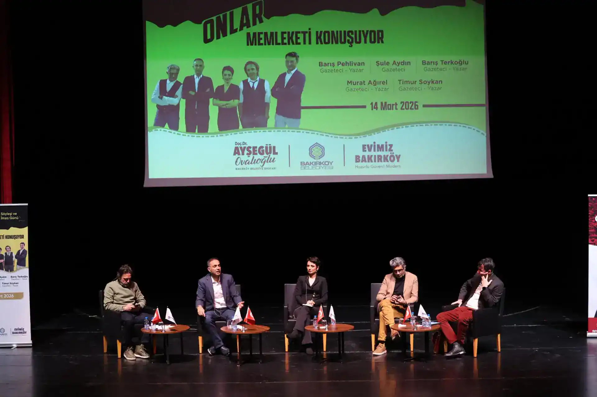 Bakırköy’deki 'Onlar Memleketi Konuşuyor' Etkinliğinde Gazetecilerden Yoğun Katılım ve Değerlendirmeler