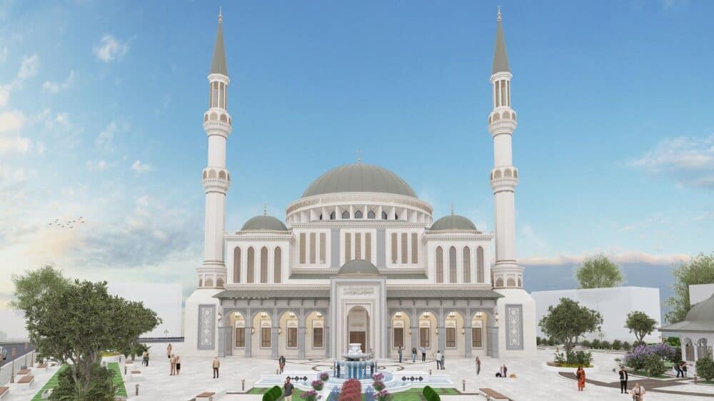 Arnavutköy Merkez Camii'nin Yenilenmesi İçin Yıkım Başladı, Yeni Proje Yolda
