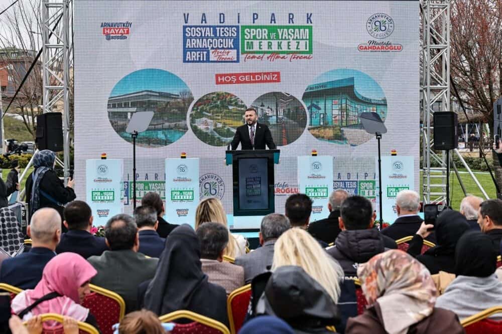 Arnavutköy’de Üç Yeni Tesis Açıldı, Vadipark Spor ve Yaşam Merkezi’nin Temeli Atıldı