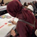 Vatan Kütüphanesi’nde Gençler Çintemani Motifini Uygulamalı Olarak Deneyimledi