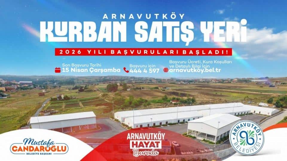 Arnavutköy'de Haraççı Kurban Satış Alanları İçin Başvuru Süreci Başladı